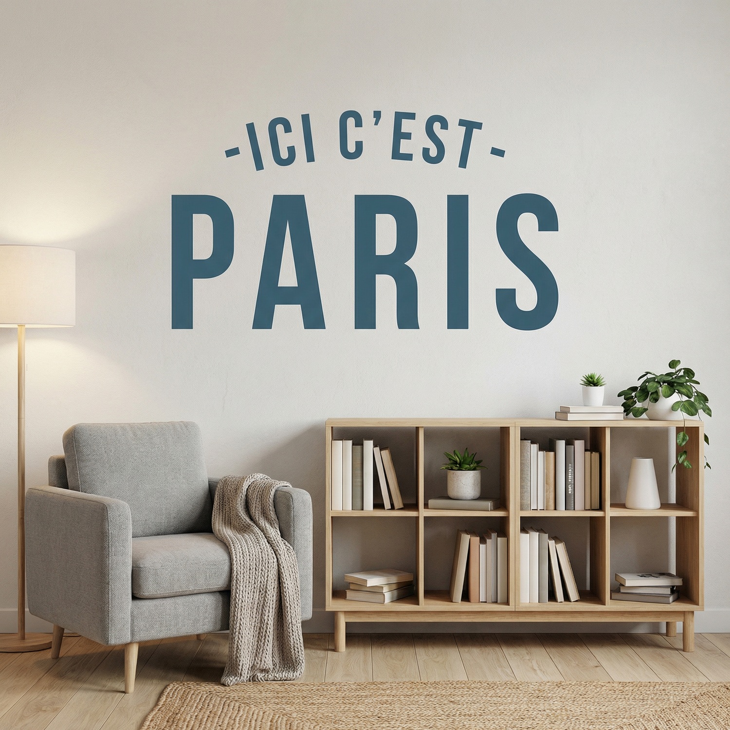 Wall Stickers: PSG Ici c&acute;est Paris