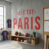 Wall Stickers: PSG Ici c&acute;est Paris 13