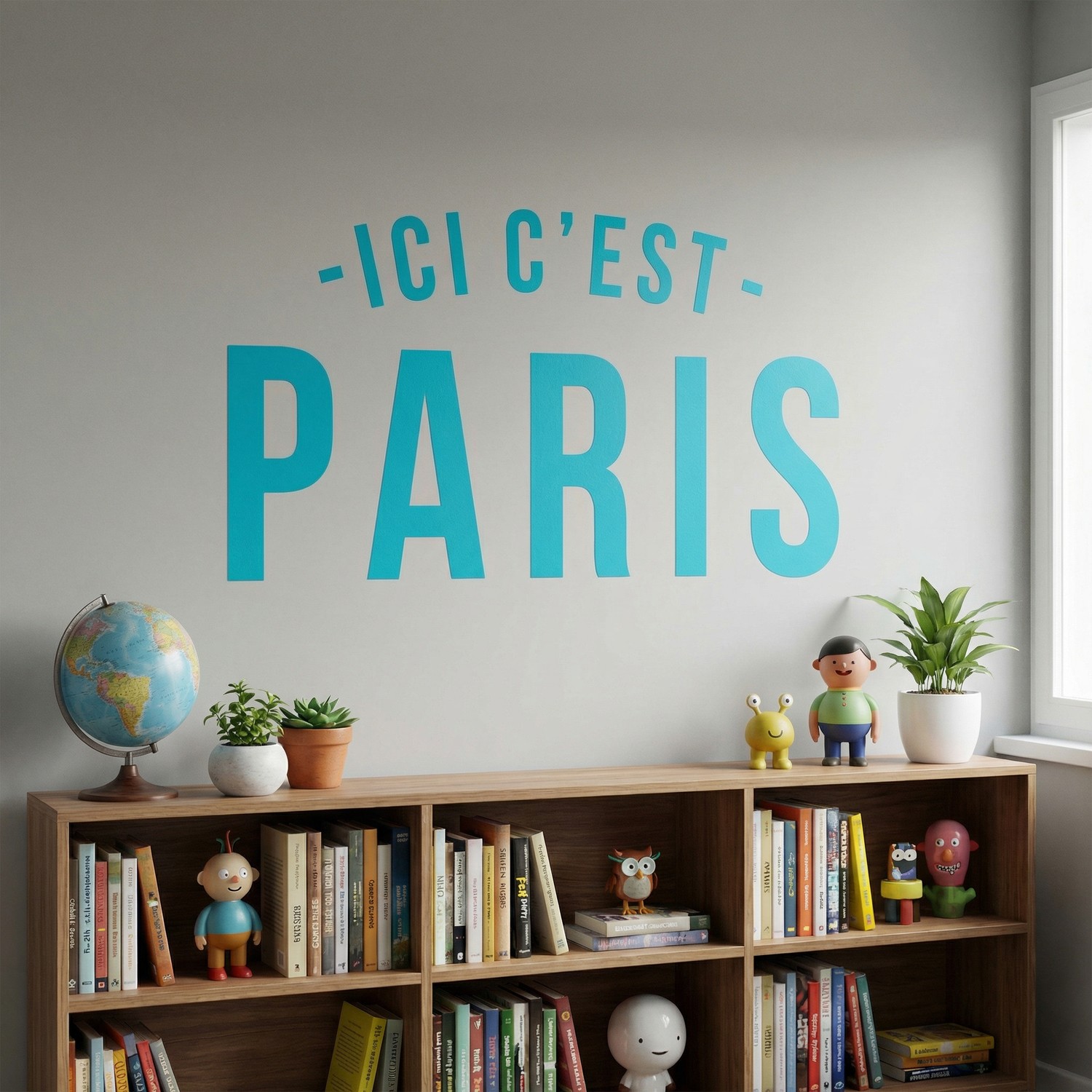 Wall Stickers: PSG Ici c&acute;est Paris