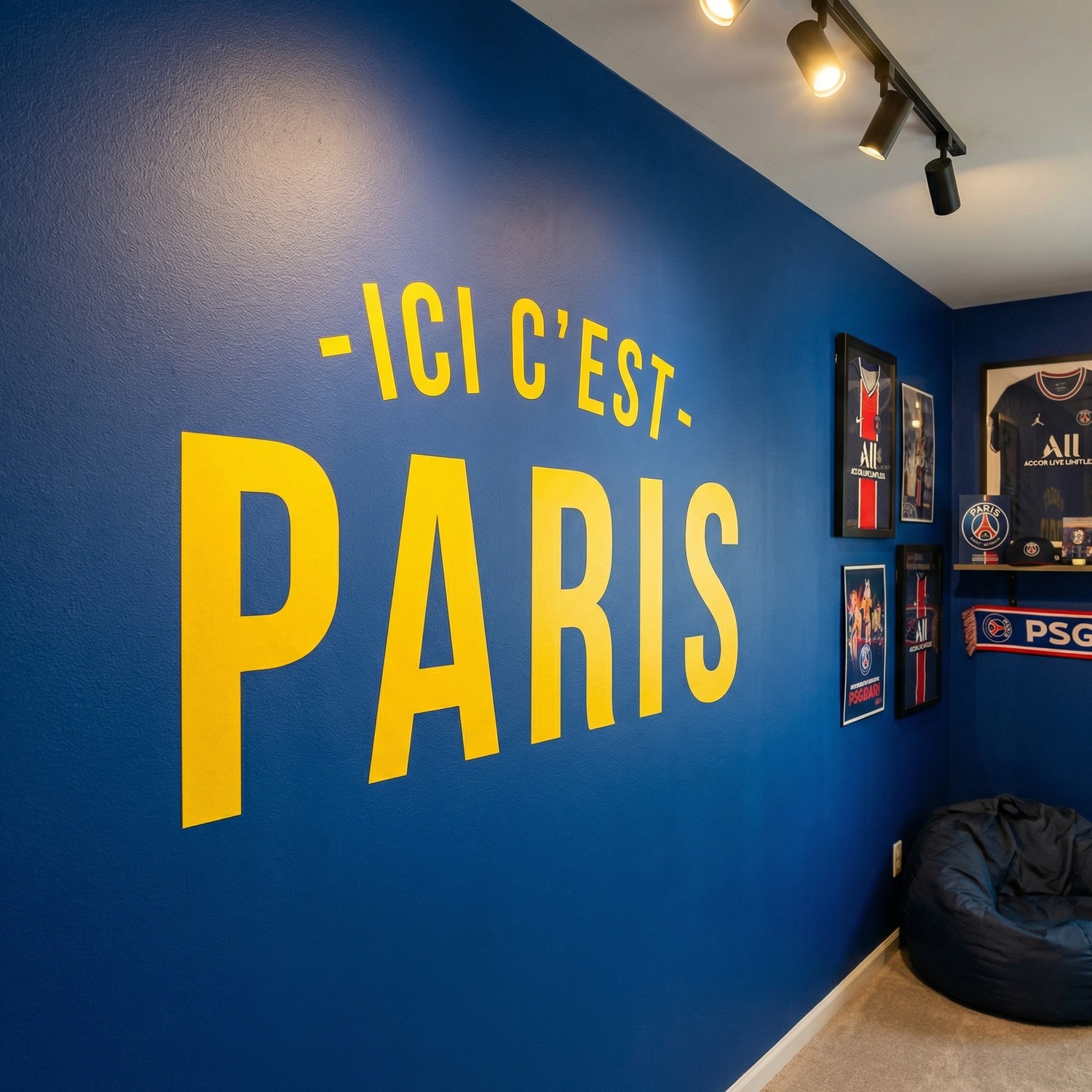 Wall Stickers: PSG Ici c&acute;est Paris