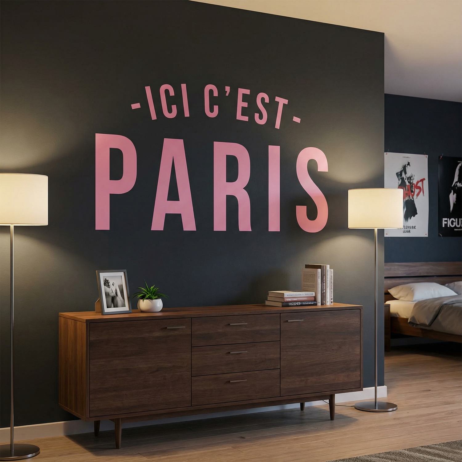 Wall Stickers: PSG Ici c&acute;est Paris