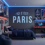 Wall Stickers: PSG Ici c&acute;est Paris 6