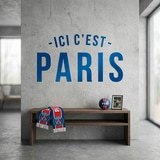 Wall Stickers: PSG Ici c&acute;est Paris 8