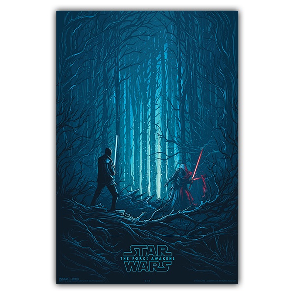 Wall Stickers: Poster Adhesive Star Wars Episode VII