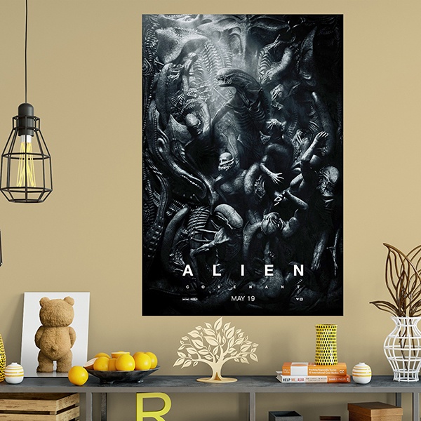 Wall Stickers: Adhesive poster Alien Covenant
