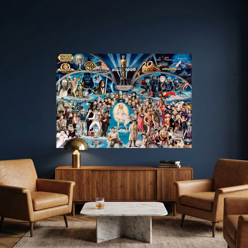 Wall Stickers: Adhesive poster Hollywood