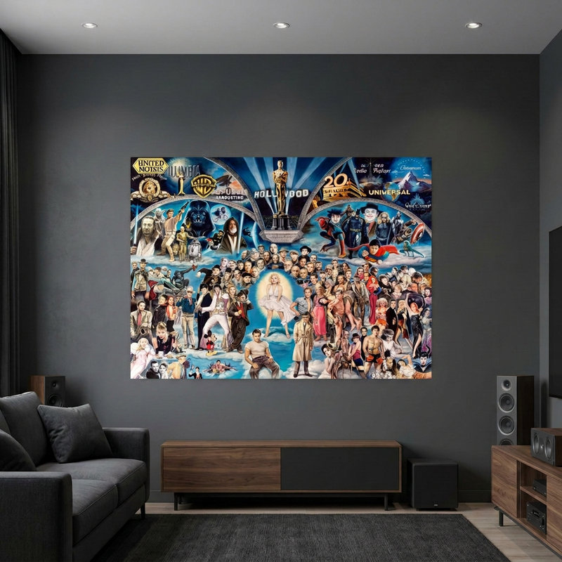 Wall Stickers: Adhesive poster Hollywood