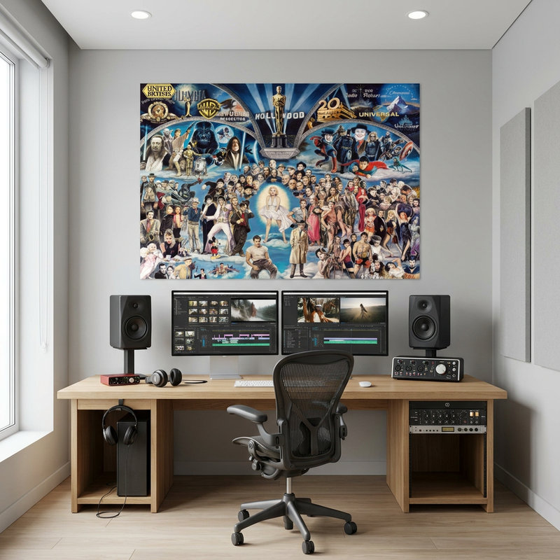 Wall Stickers: Adhesive poster Hollywood