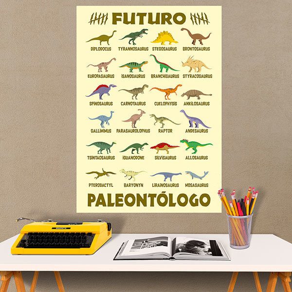 Wall Stickers: Adhesive poster Future Palaeontologist 1