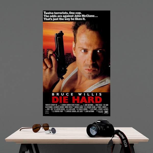 Wall Stickers: Bruce Willis Die Hard 1