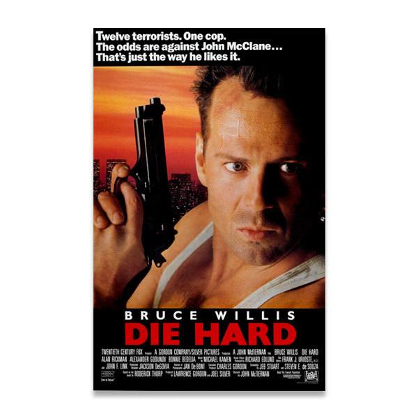Wall Stickers: Bruce Willis Die Hard