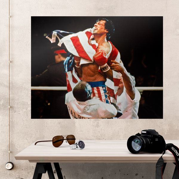 Wall Stickers: Rocky Balboa victory