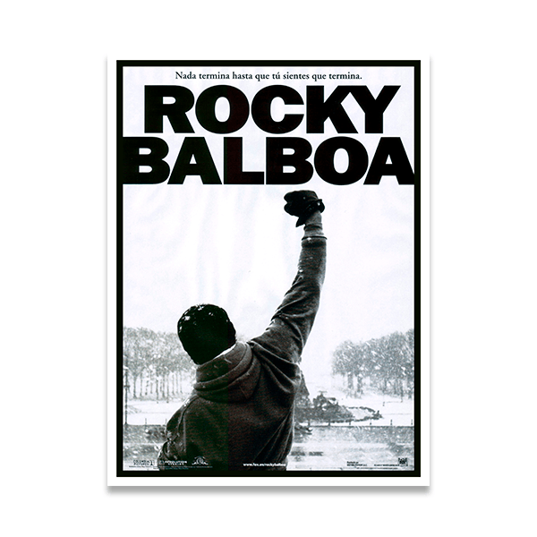 Wall Stickers: Rocky Balboa motivation