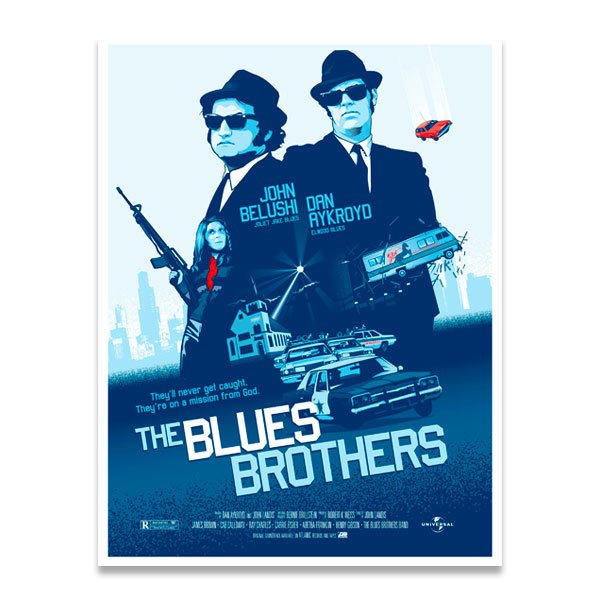 Wall Stickers: The Blues Brothers