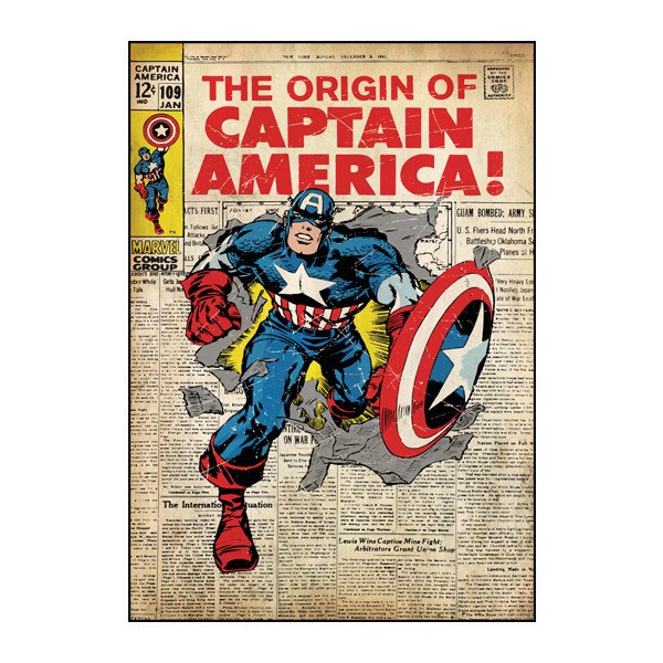 Wall Stickers: Captain America