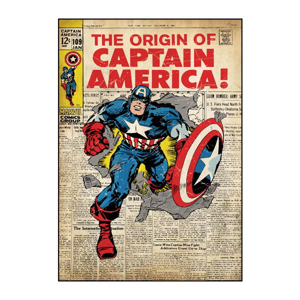 Wall Stickers: Captain America 0