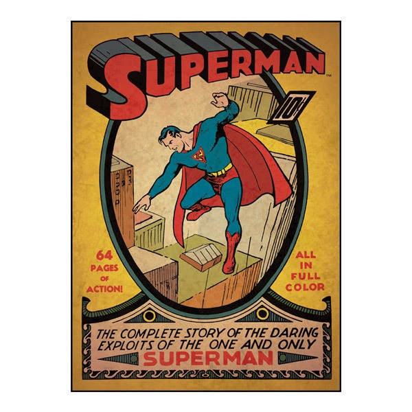 Wall Stickers: Classic Superman Comic