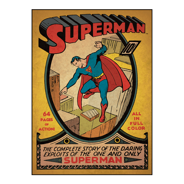 Wall Stickers: Classic Superman Comic