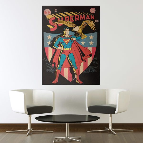 Wall Stickers: Superman with an Eagle