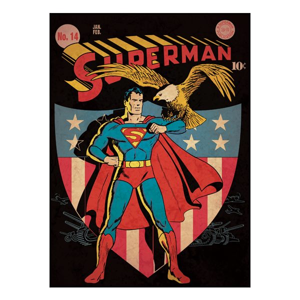 Wall Stickers: Superman with an Eagle