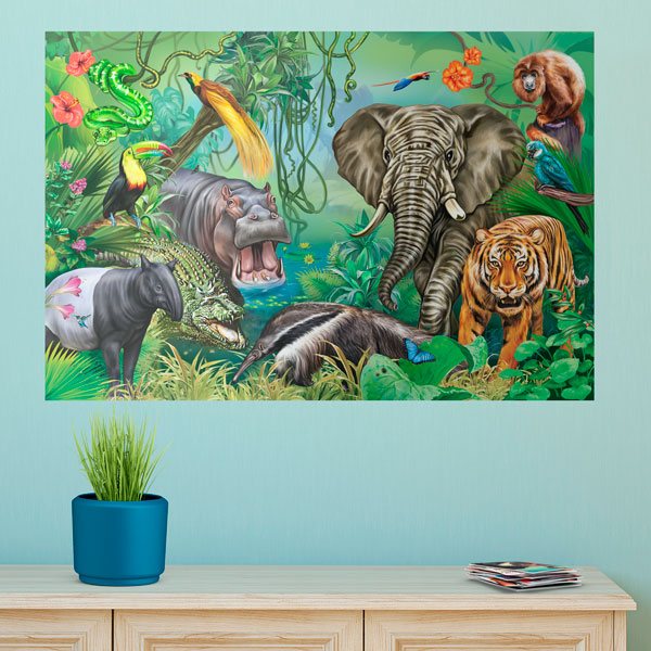 Wall Stickers: Jungle Animals