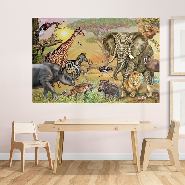 Wall Stickers: Animals of the Shroud