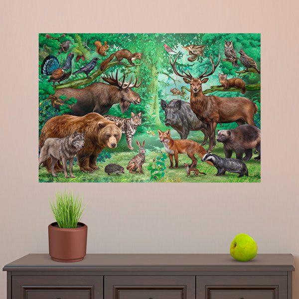 Wall Stickers: Forest Animals