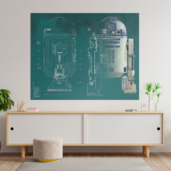 Wall Stickers: Plans R2-D2