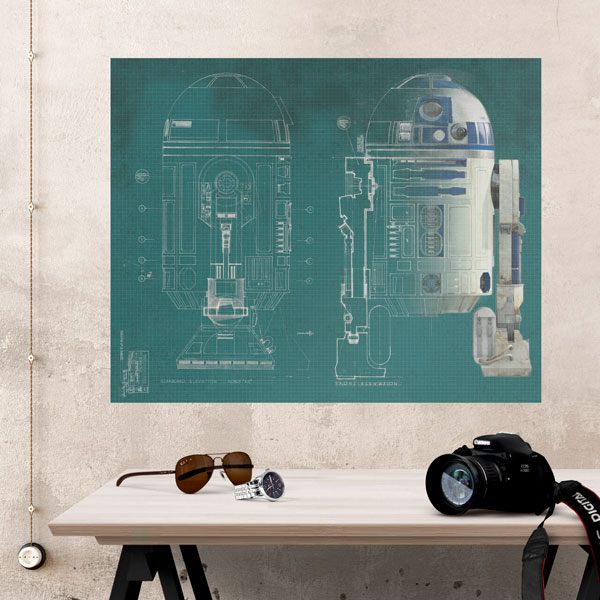 Wall Stickers: Plans R2-D2