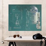 Wall Stickers: Plans R2-D2 3