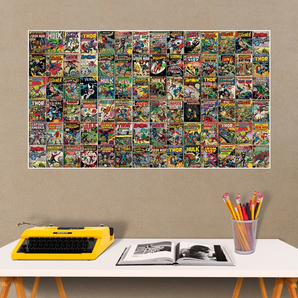 Wall Stickers: Comic Collage