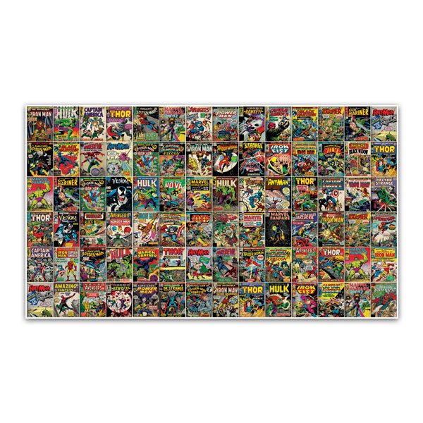 Wall Stickers: Comic Collage