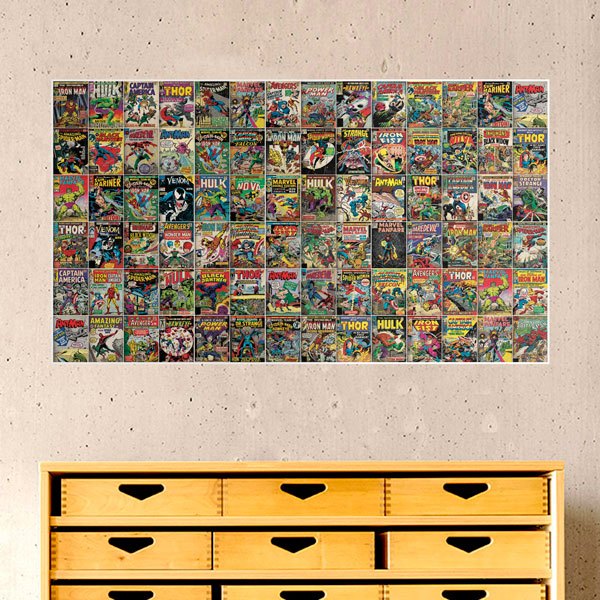 Wall Stickers: Comic Collage