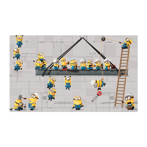 Wall Stickers: Minions Builders 0