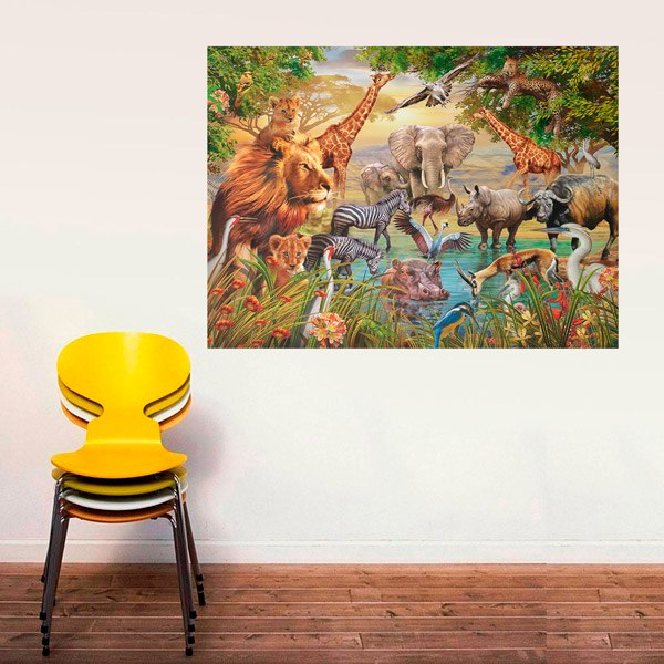 Wall Stickers: Animals African Forest