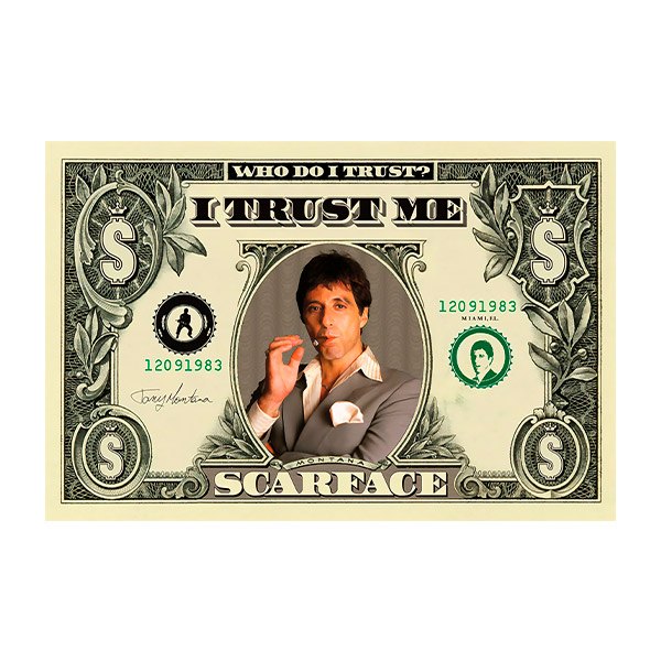 Wall Stickers: Scarface Dolar
