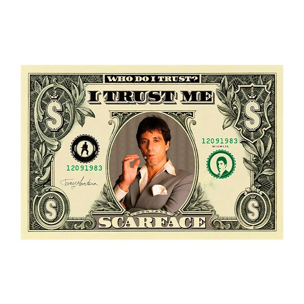 Wall Stickers: Scarface Dolar