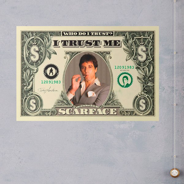 Wall Stickers: Scarface Dolar