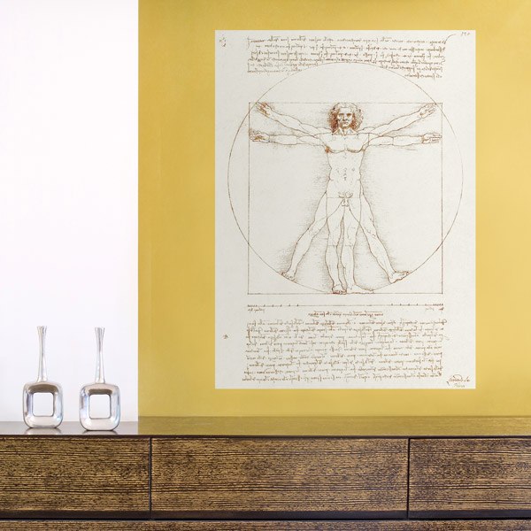 Wall Stickers: Vitruvian Man