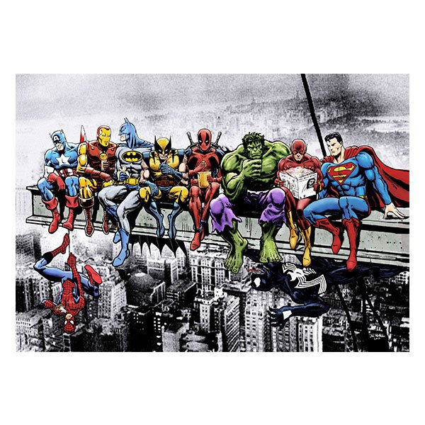 Wall Stickers: Marvel Heroes Lunch