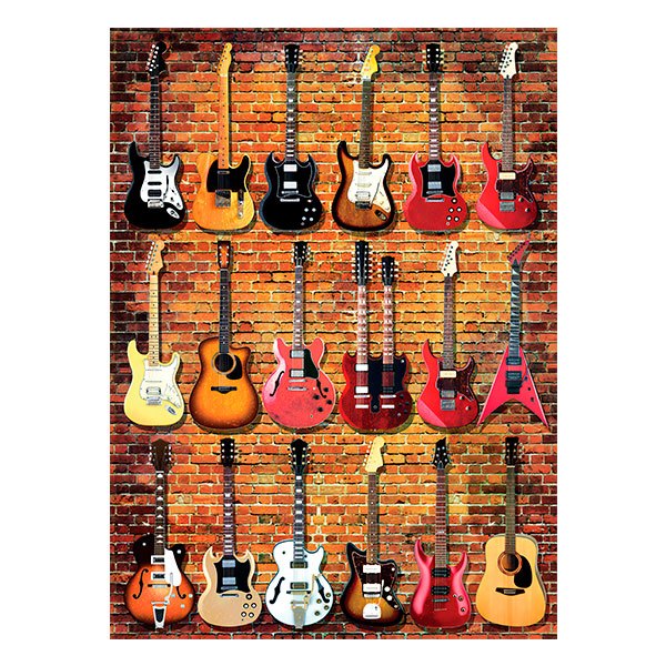 Wall Stickers: Types of guitars