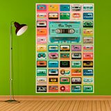 Wall Stickers: Cassette tapes 3