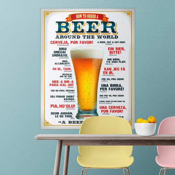 Wall Stickers: Beer around the world