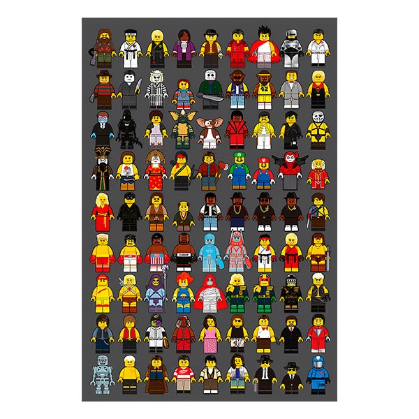 Wall Stickers: Lego film actors