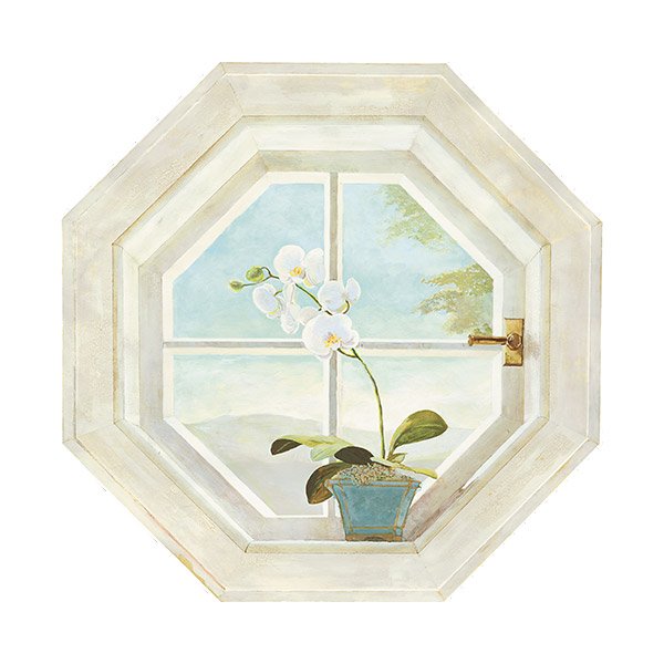 Wall Stickers: Octagonal window