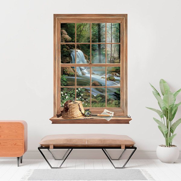 Wall Stickers: Window to the waterfall
