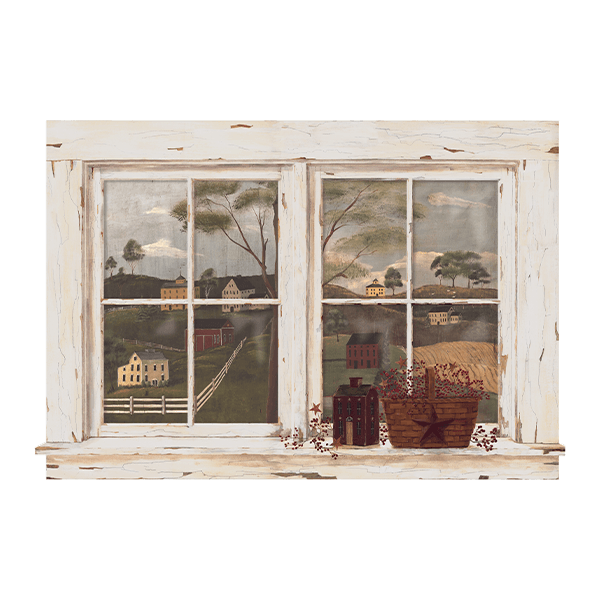 Wall Stickers: Window to the village
