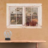 Wall Stickers: Window to the village 3