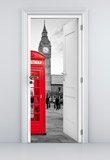 Wall Stickers: Open door London call box 5