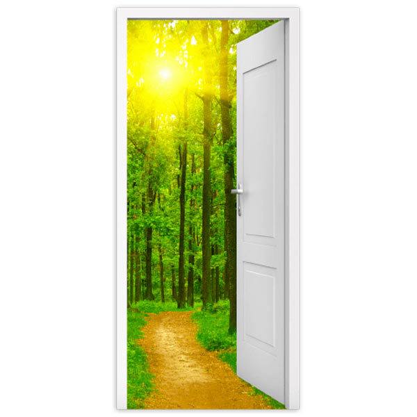 Wall Stickers: Open door to the forest